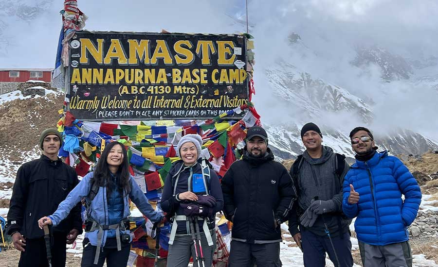 Trek au camp de base de l'Annapurna - 14 jours